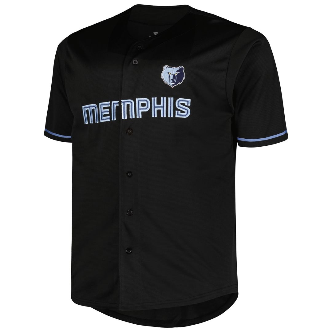 Memphis Grizzlies Profile Big & Tall Pop Jersey - Black Team Jersey Sports Fan Apparel