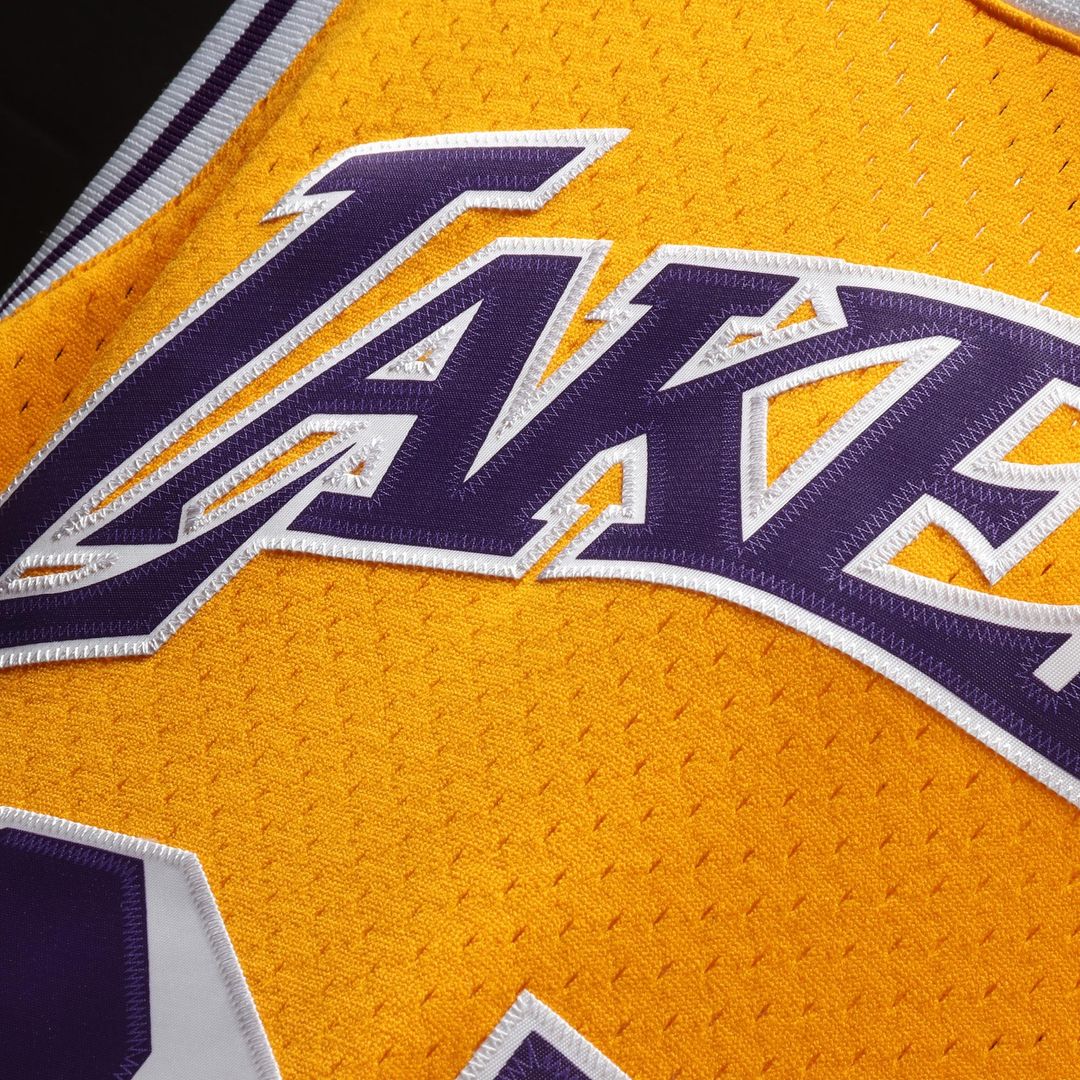 Los Angeles Lakers Magic Johnson Mitchell & Ness 1984/85 Hardwood Classics Swingman Jersey - Purple Team Jersey Sports Fan Apparel