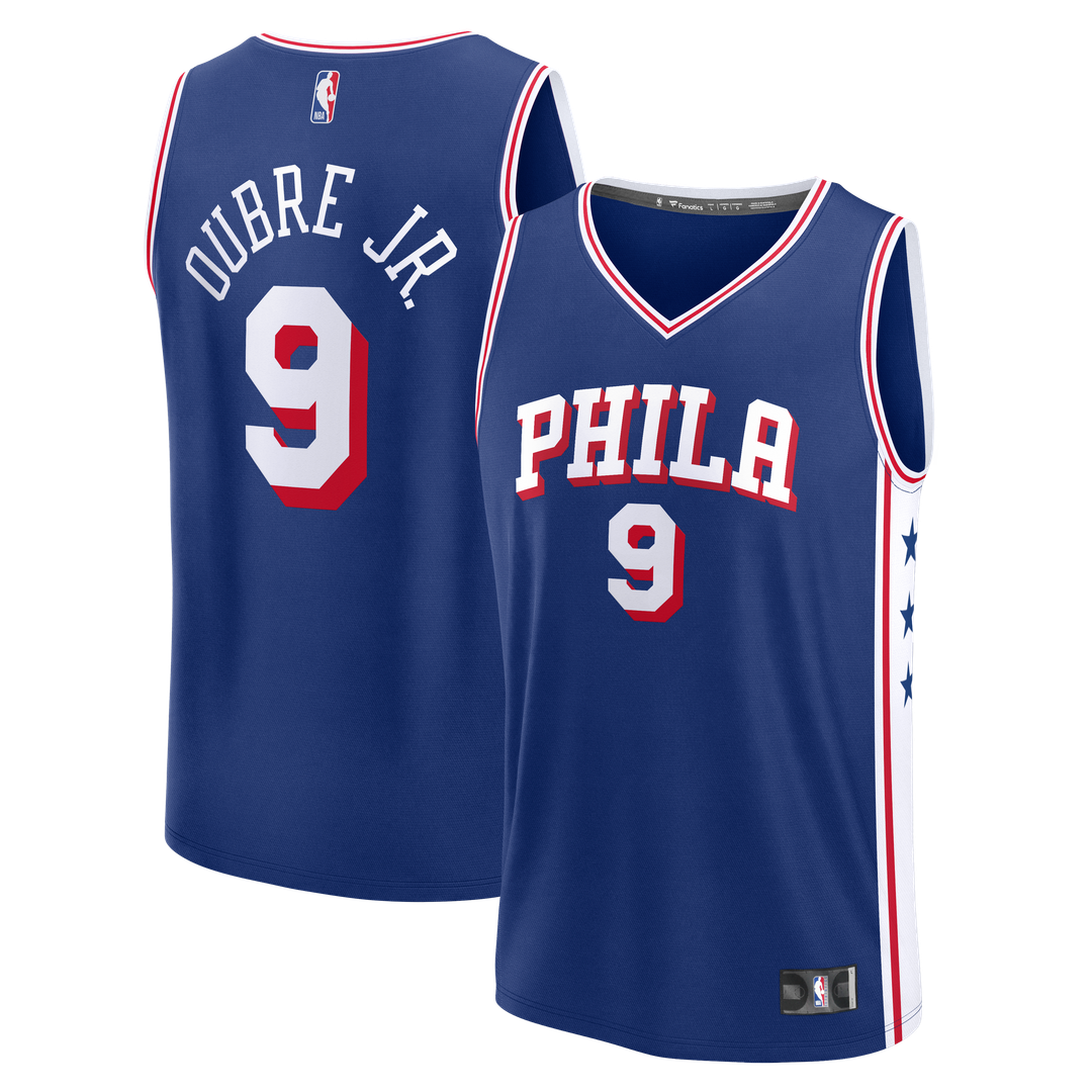Philadelphia 76ers Kelly Oubre Jr. Fanatics Fast Break Jersey - Icon Edition - Blue Team Jersey Sports Fan Apparel