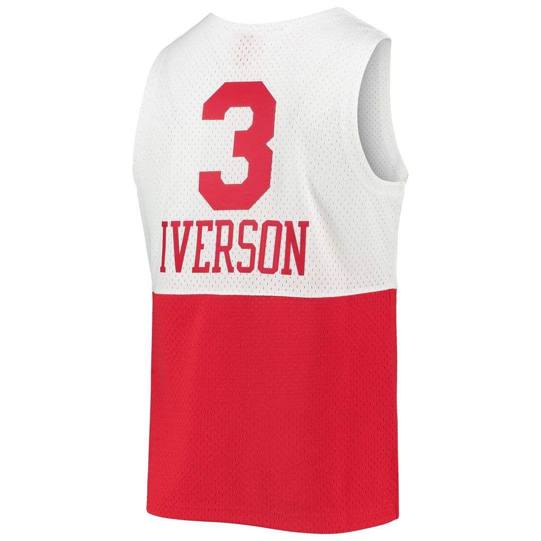 Philadelphia 76ers Allen Iverson Mitchell & Ness 2003/2004 Hardwood Classics Swingman Jersey - White Team Jersey Sports Fan Apparel