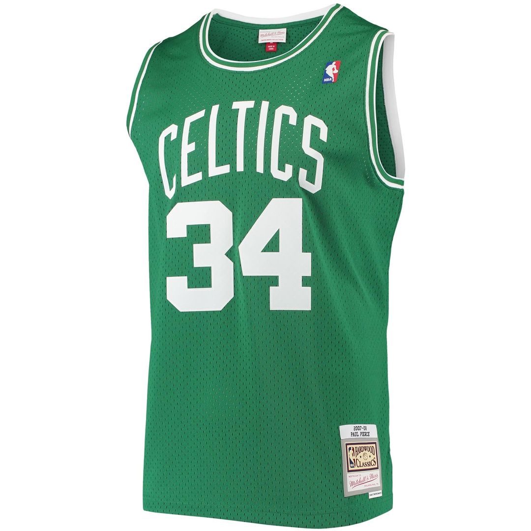 Boston Celtics Paul Pierce Mitchell & Ness Hardwood Classics Swingman Jersey - Kelly Green Team Jersey Sports Fan Apparel