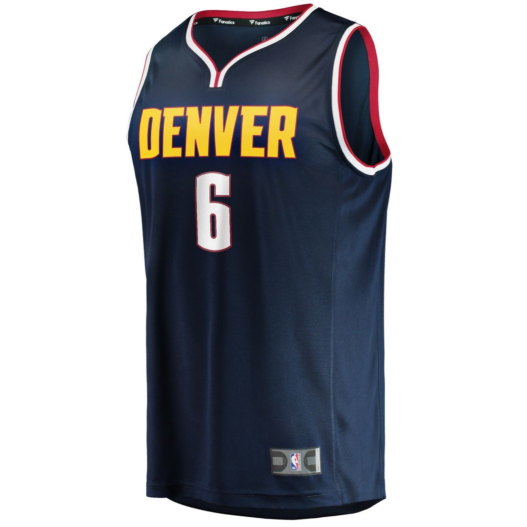 Denver Nuggets DeAndre Jordan Fanatics Youth Fast Break Player Jersey - Icon Edition - Navy Team Jersey Sports Fan Apparel