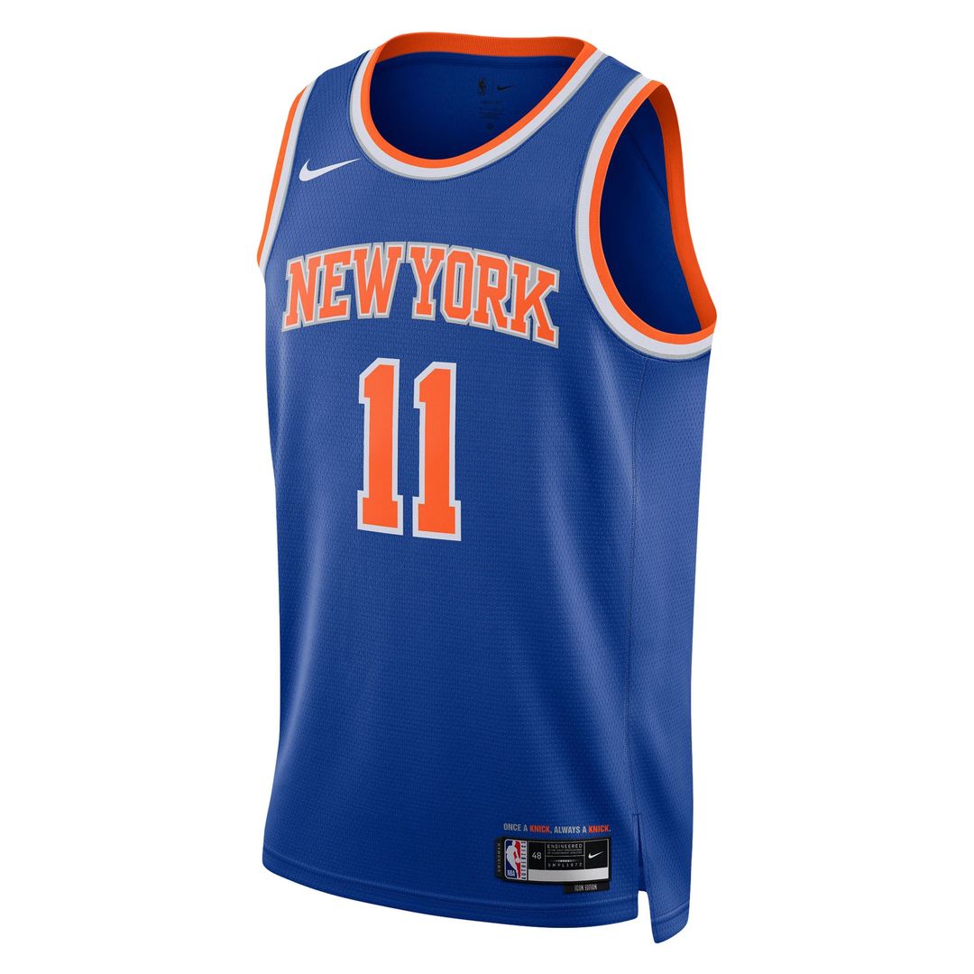 New York Knicks Jalen Brunson Nike Unisex Swingman Jersey - Icon Edition - Blue Team Jersey Sports Fan Apparel