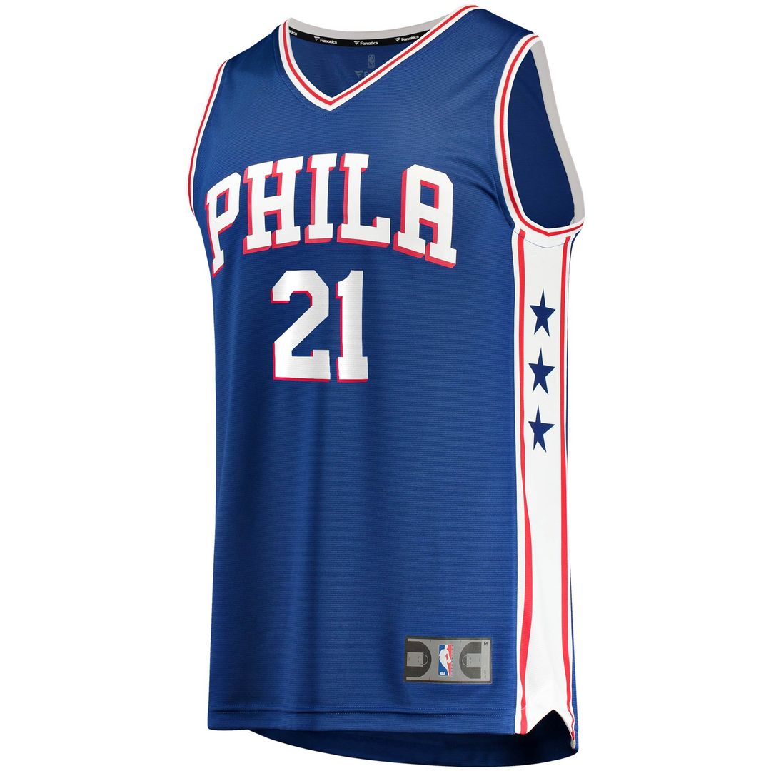 Philadelphia 76ers Joel Embiid Fanatics Replica Jersey - Association Edition - White Team Jersey Sports Fan Apparel