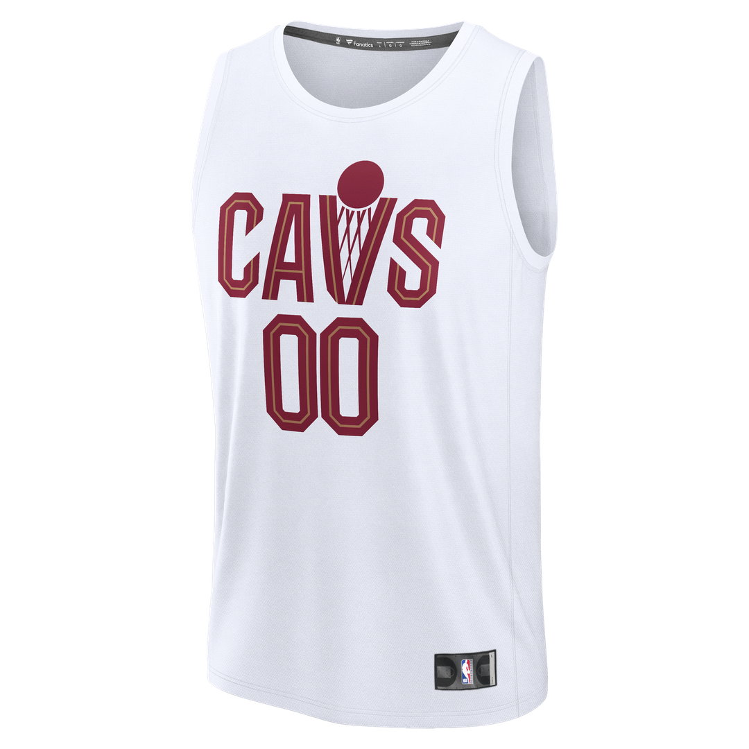 Cleveland Cavaliers Fanatics Fast Break Custom Jersey - Icon Edition - White Team Jersey Sports Fan Apparel