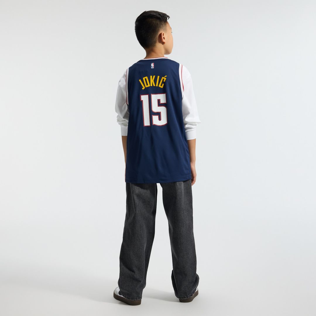Denver Nuggets Nikola Jokic Fanatics Youth Fast Break Replica Player Jersey - Icon Edition - Navy Team Jersey Sports Fan Apparel