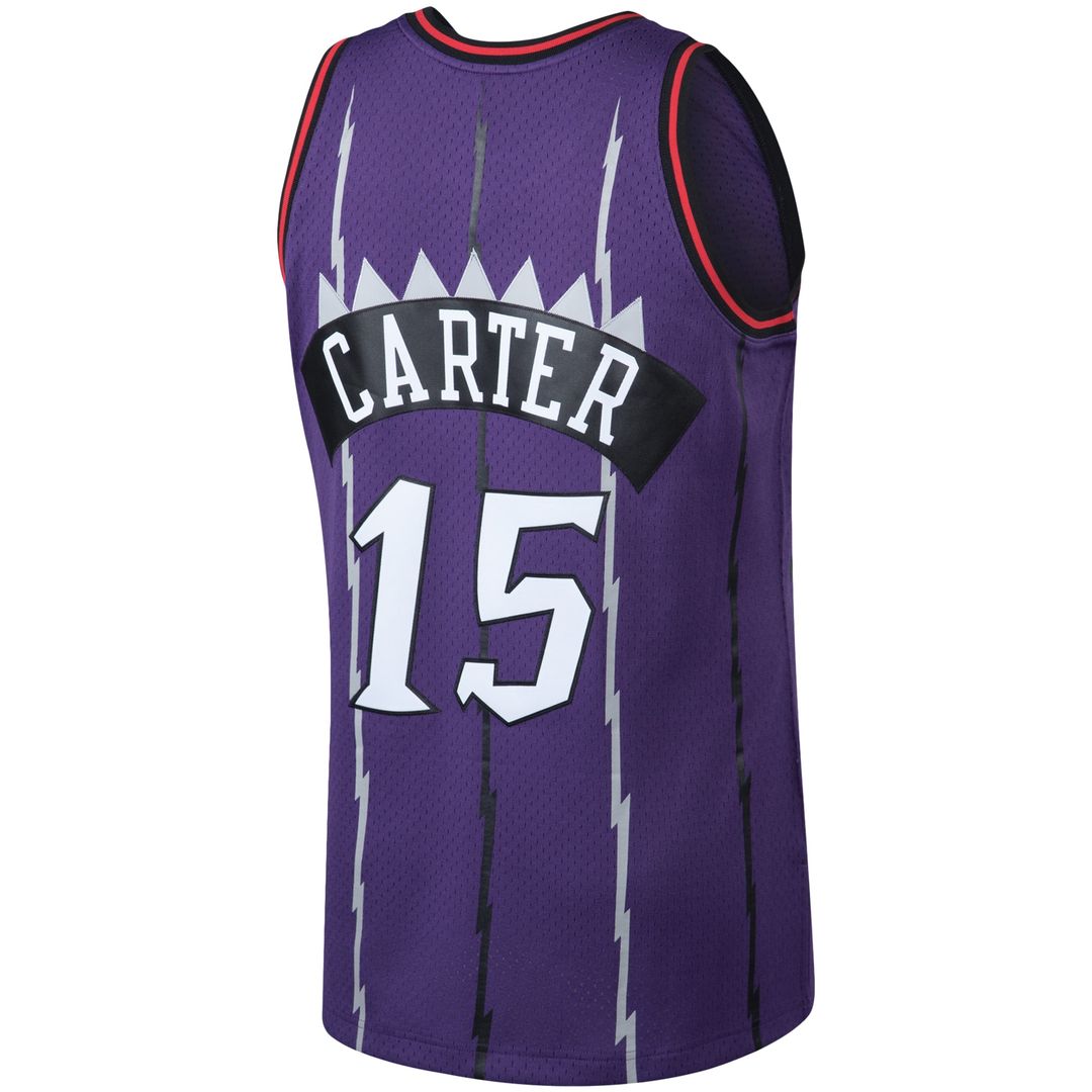 Toronto Raptors Vince Carter Mitchell & Ness 1998/99 Big & Tall Hardwood Classics Swingman Jersey - Purple Team Jersey Sports Fan Apparel