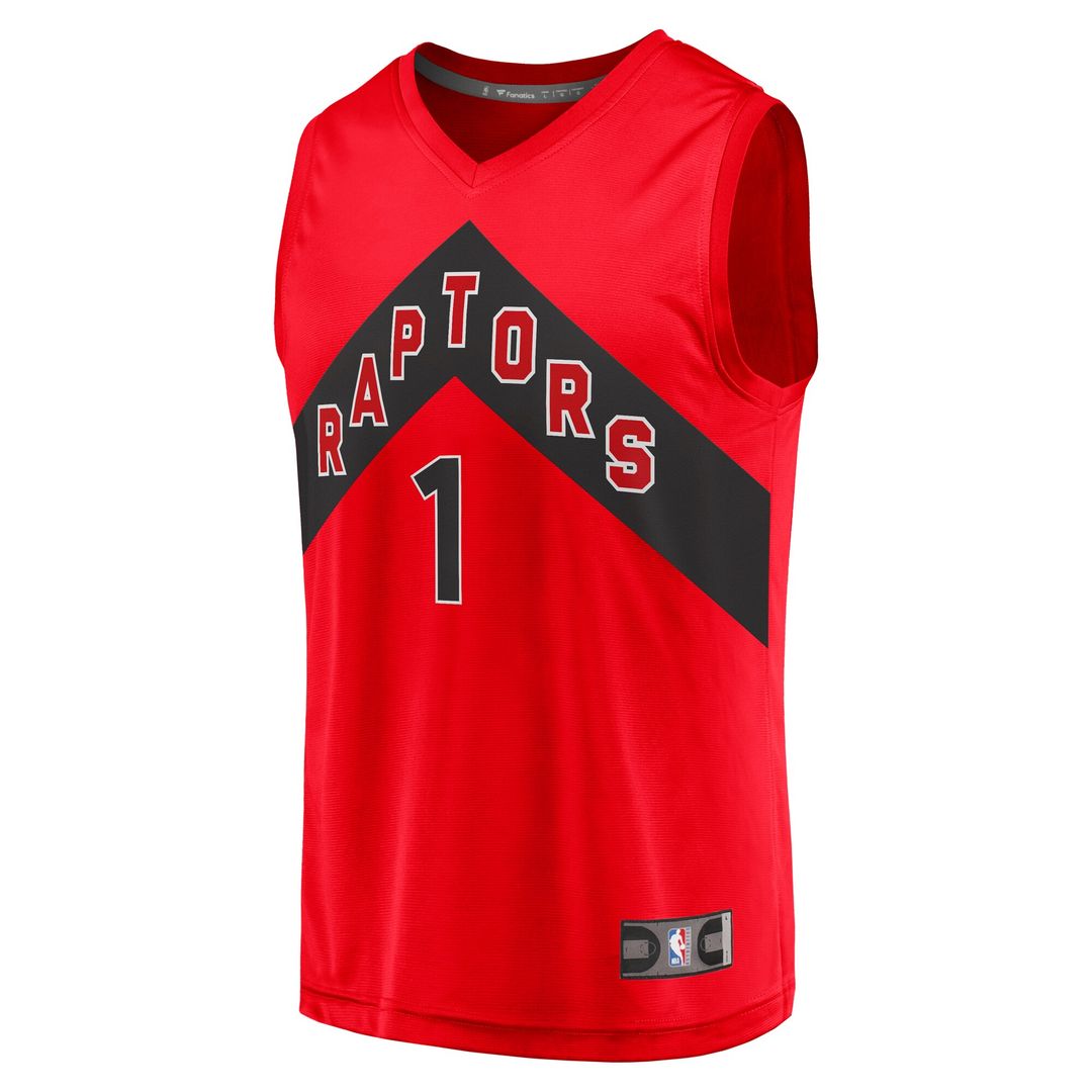 Toronto Raptors Gradey Dick Fanatics Fast Break Player Jersey - Icon Edition - Red Team Jersey Sports Fan Apparel
