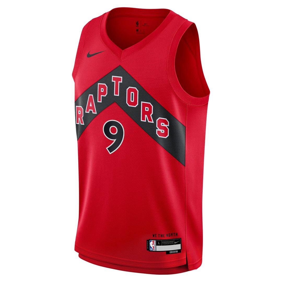 Toronto Raptors RJ Barrett Nike Youth Swingman Jersey - Icon Edition - Red Team Jersey Sports Fan Apparel