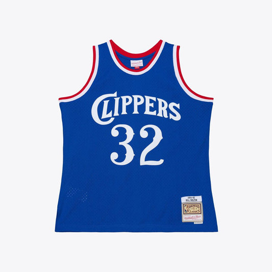 LA Clippers Bill Walton Mitchell & Ness 1984 - 85 Swingman Jersey - Royal Team Jersey Sports Fan Apparel