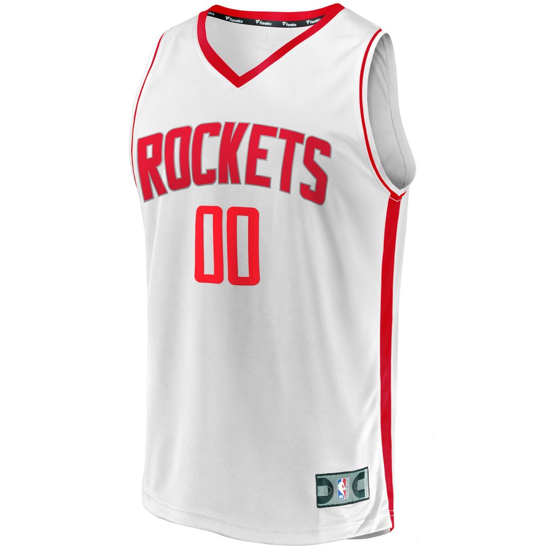 Houston Rockets Fanatics Youth Fast Break Replica Custom Jersey - Association Edition - White Team Jersey Sports Fan Apparel