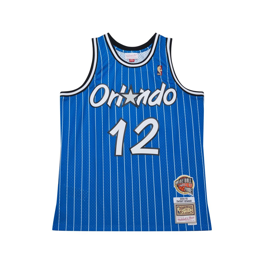 Orlando Magic Dwight Howard 2004/05 Hardwood Classics Hall of Fame Swingman Jersey - Blue Team Jersey Sports Fan Apparel