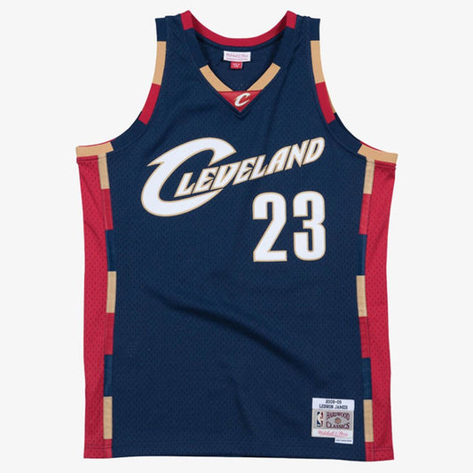Cleveland Cavaliers LeBron James Mitchell & Ness Hardwood Classics Swingman Jersey - Navy Team Jersey Sports Fan Apparel