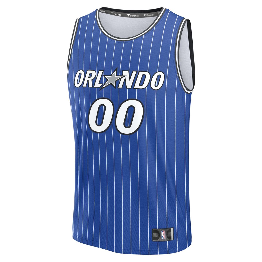 Orlando Magic Fanatics Youth Fast Break Replica Custom Jersey - Icon Edition - Blue Team Jersey Sports Fan Apparel