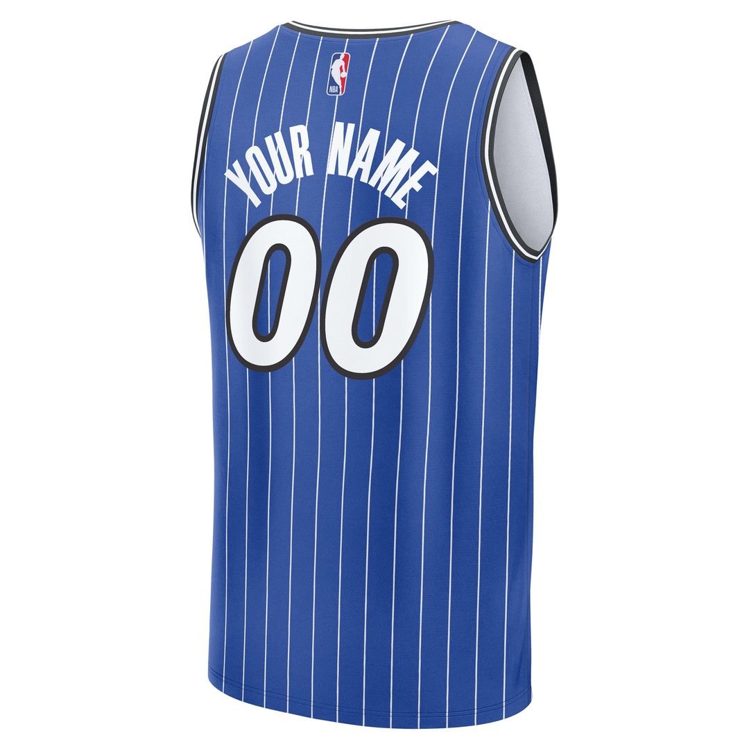 Orlando Magic Fanatics Fast Break Replica Custom Jersey - Icon Edition - Blue Team Jersey Sports Fan Apparel