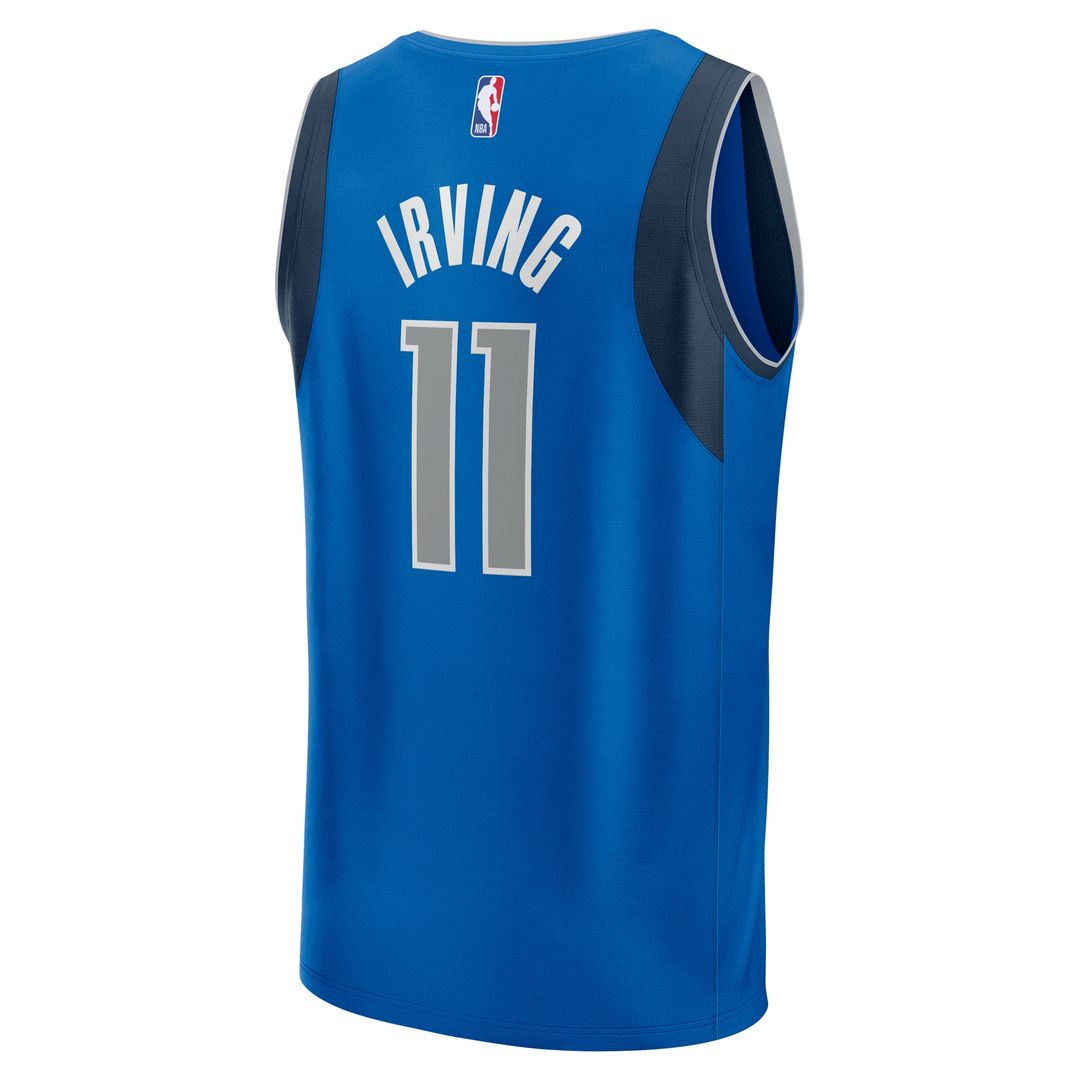 Dallas Mavericks Kyrie Irving Fanatics Fast Break Replica Player Jersey - Icon Edition - Blue Team Jersey Sports Fan Apparel