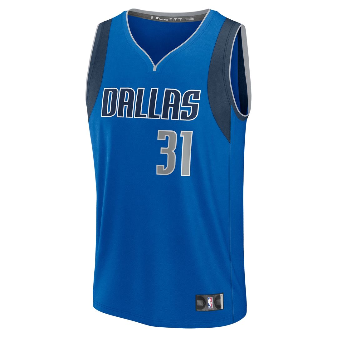 Dallas Mavericks Klay Thompson Fanatics Fast Break Replica Player Jersey - Icon Edition - Blue Team Jersey Sports Fan Apparel
