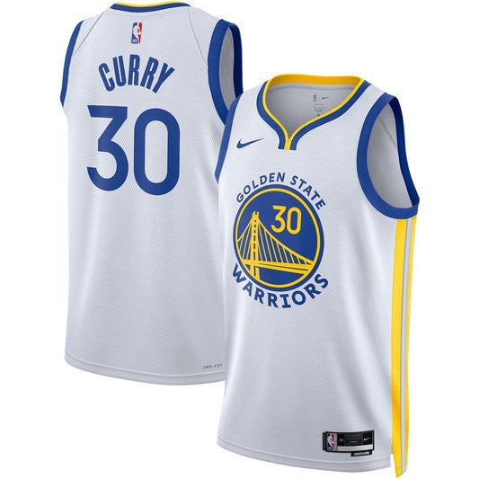 Golden State Warriors Stephen Curry Nike Unisex Swingman Jersey - Association Edition - White Team Jersey Sports Fan Apparel