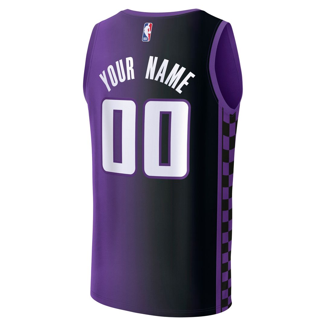 Sacramento Kings Fanatics Fast Break Custom Jersey - Statement Edition - Purple Team Jersey Sports Fan Apparel