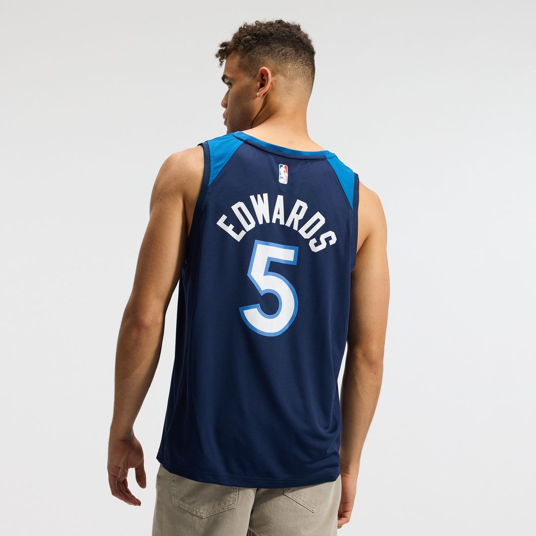 Minnesota Timberwolves Anthony Edwards Fanatics Fast Break Replica Player Jersey - Icon Edition - Navy Team Jersey Sports Fan Apparel