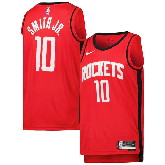 Houston Rockets Jabari Smith Jr. Nike Unisex Swingman Jersey - Icon Edition - Red Team Jersey Sports Fan Apparel