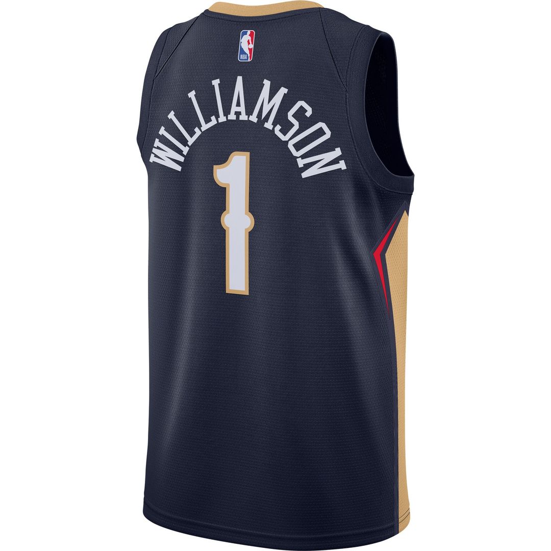 New Orleans Pelicans Zion Williamson Nike Swingman Jersey - Navy - Icon Edition Team Jersey Sports Fan Apparel