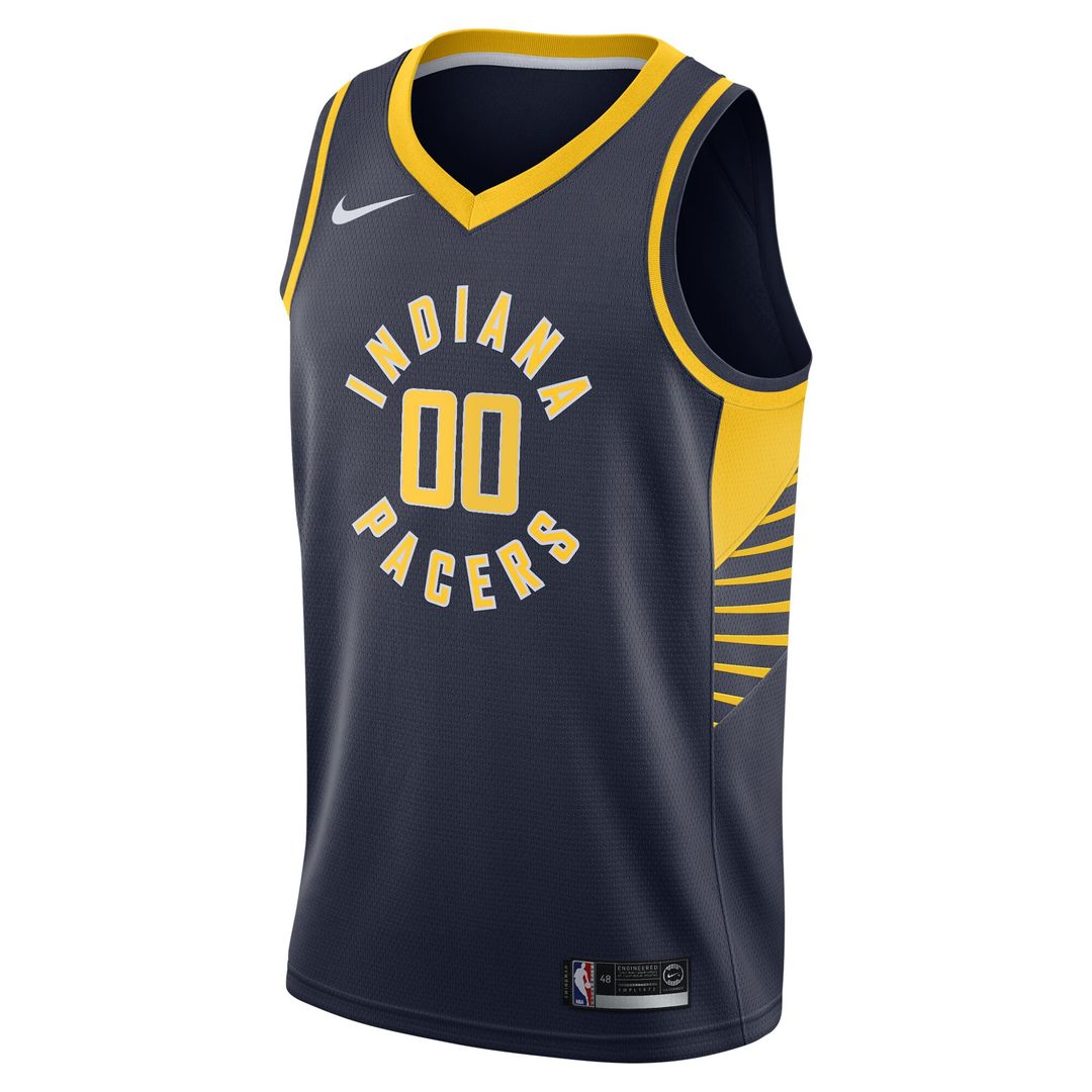 Indiana Pacers Nike 2020/21 Swingman Custom Jersey - Icon Edition - Navy Team Jersey Sports Fan Apparel
