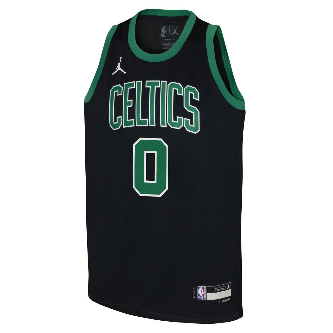 Boston Celtics Jayson Tatum Jordan Brand Youth Swingman Jersey - Statement Edition - Black Team Jersey Sports Fan Apparel
