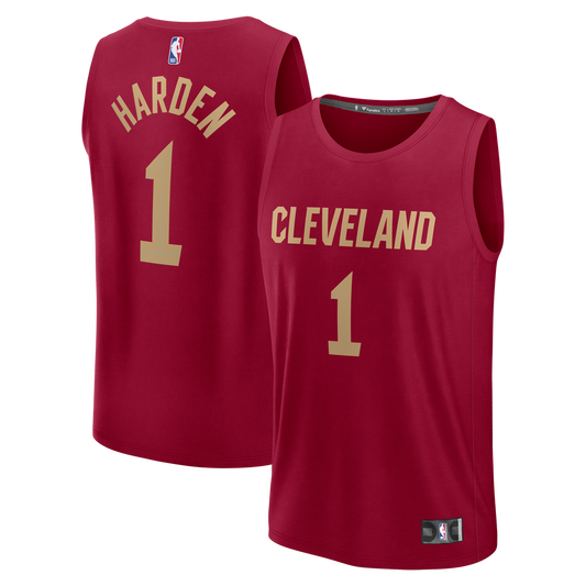 Cleveland Cavaliers James Harden Fanatics Youth Fast Break Replica Jersey - Icon Edition - Wine Team Jersey Sports Fan Apparel