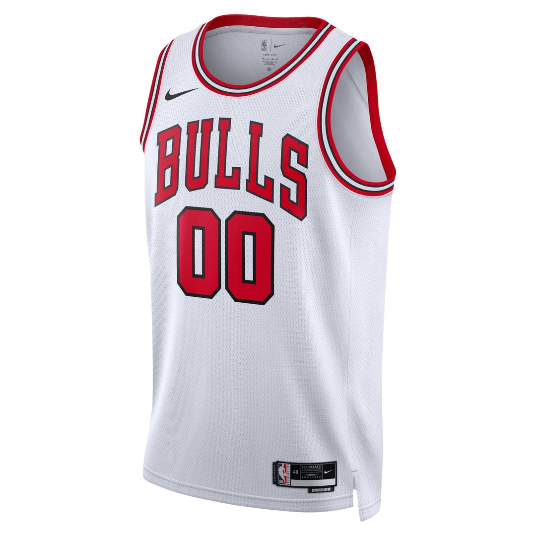 Chicago Bulls Nike Unisex Swingman Custom Jersey White - Association Edition Team Jersey Sports Fan Apparel
