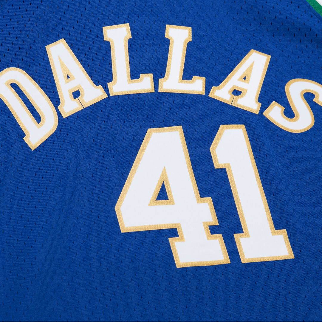 Dallas Mavericks Dirk Nowitzki 1998 Swingman Jersey - Royal Team Jersey Sports Fan Apparel