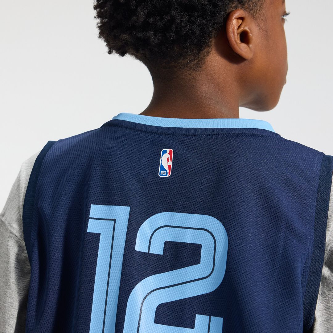 Memphis Grizzlies Ja Morant Fanatics Youth Fast Break Replica Player Jersey - Icon Edition - Navy Team Jersey Sports Fan Apparel