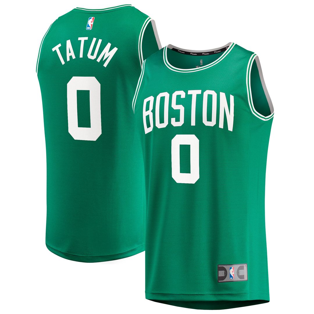 Boston Celtics Jayson Tatum Fanatics Fast Break Replica Jersey - Icon Edition - Kelly Green Team Jersey Sports Fan Apparel