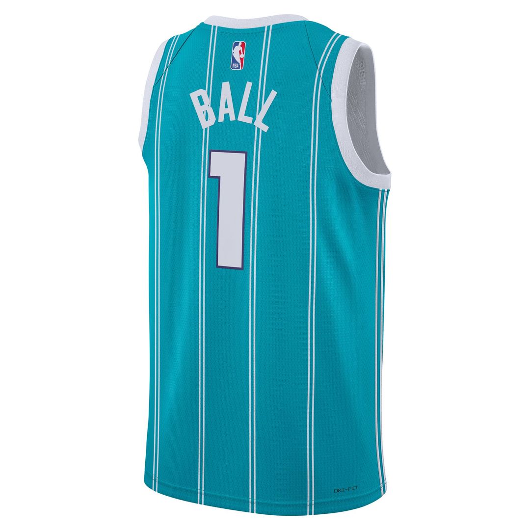 Charlotte Hornets LaMelo Ball Jordan Brand Unisex Swingman Jersey - Icon Edition - Teal Team Jersey Sports Fan Apparel
