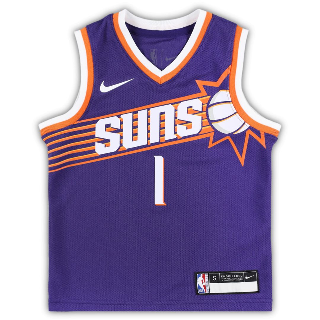 Phoenix Suns Devin Booker Nike Preschool Swingman Player Jersey - Icon Edition - Purple Team Jersey Sports Fan Apparel