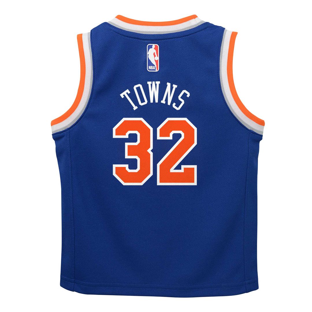 New York Knicks Karl - Anthony Towns Nike Toddler Replica Swingman Jersey - Blue - Icon Edition Team Jersey Sports Fan Apparel