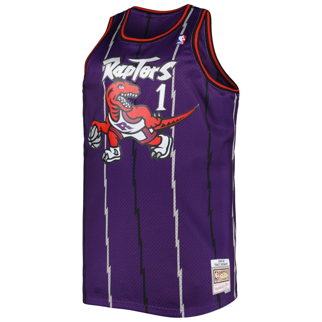 Toronto Raptors Tracy McGrady Mitchell & Ness Big & Tall Hardwood Classics 1998/99 Swingman Jersey - Purple Team Jersey Sports Fan Apparel