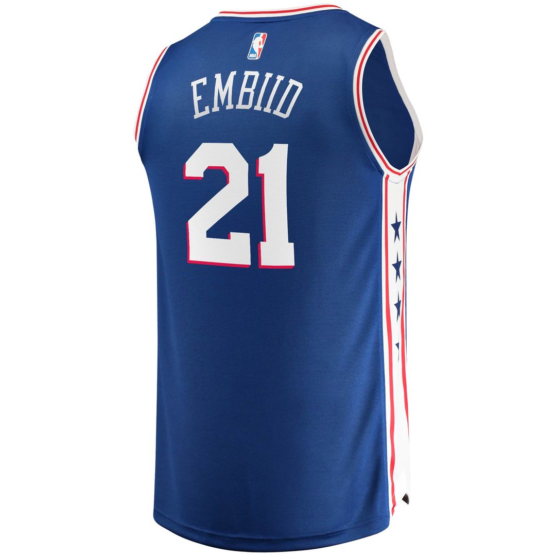 Philadelphia 76ers Joel Embiid Fanatics Replica Jersey - Association Edition - White Team Jersey Sports Fan Apparel