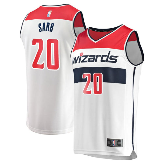Washington Wizards Alexandre Sarr Fanatics Youth Fast Break Replica Player Jersey - Association Edition - White Team Jersey Sports Fan Apparel
