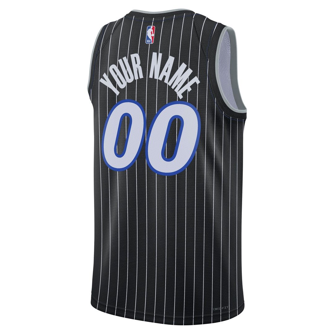 Orlando Magic Jordan Brand Unisex Swingman Custom Jersey - Statement Edition - Black Team Jersey Sports Fan Apparel