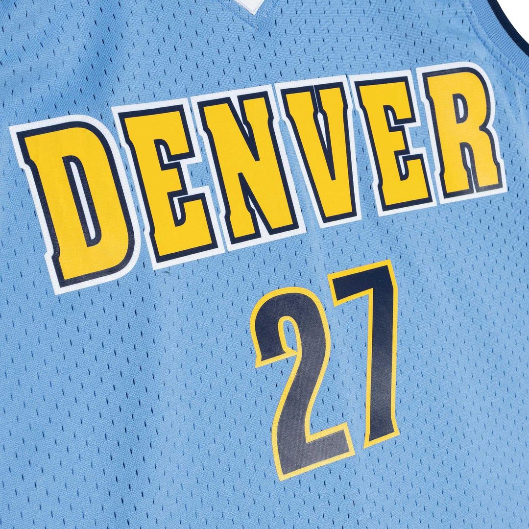 Denver Nuggets Jamal Murray Mitchell & Ness 2016/17 Throwback Swingman Jersey - Powder Blue Team Jersey Sports Fan Apparel