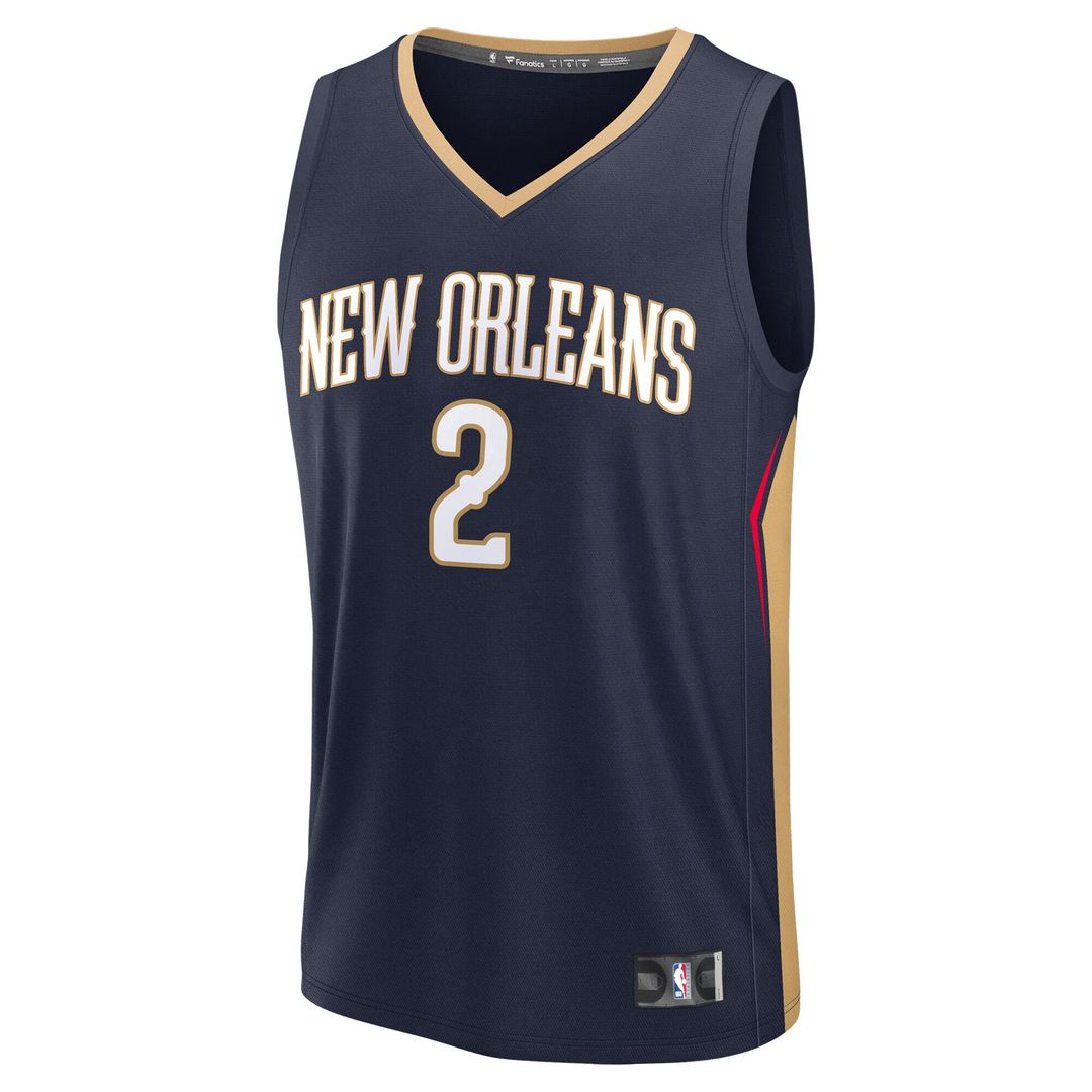 New Orleans Pelicans Herbert Jones Fanatics Fast Break Replica Player Jersey - Icon Edition - Navy Team Jersey Sports Fan Apparel