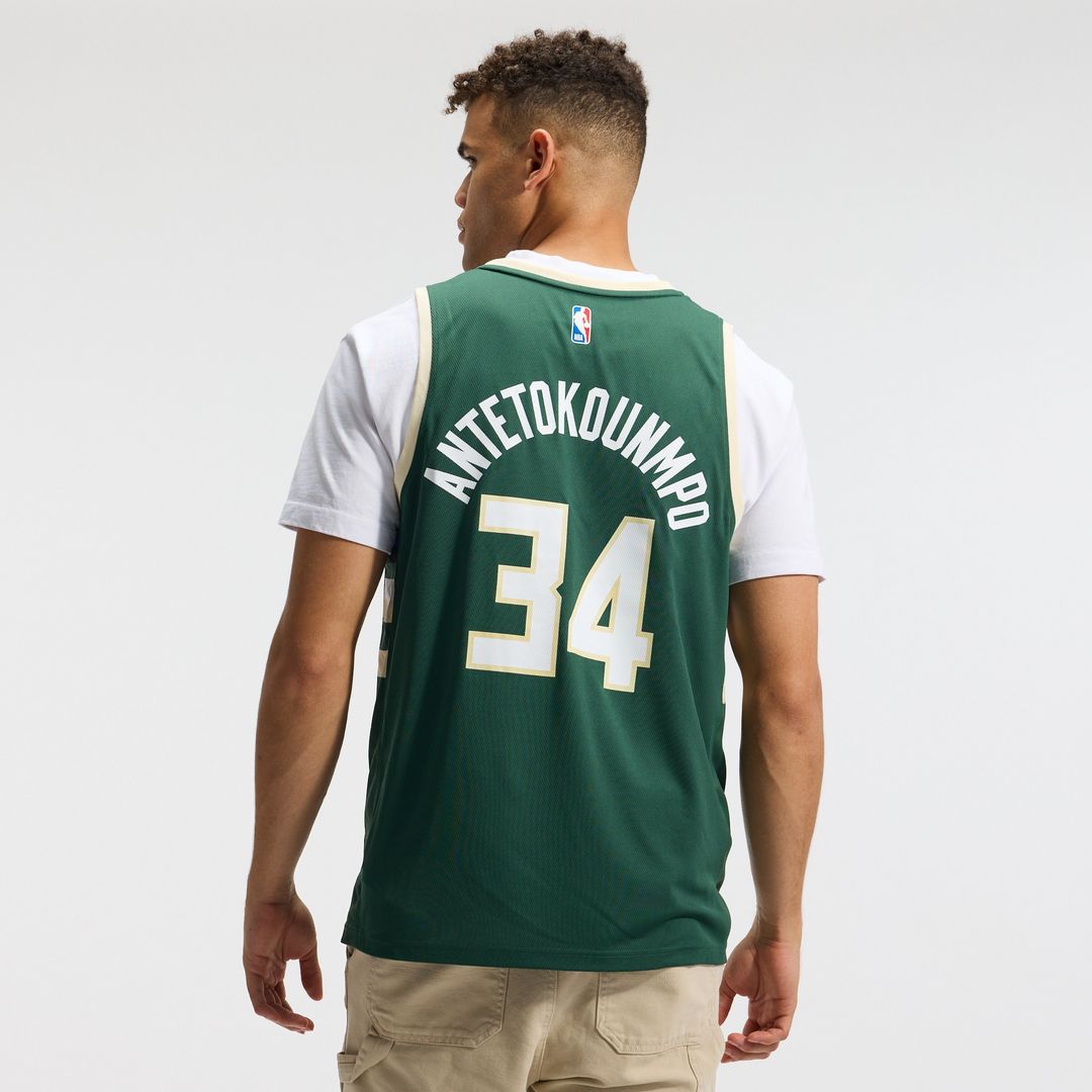 Milwaukee Bucks Giannis Antetokounmpo Fanatics Fast Break Replica Player Jersey - Icon Edition - Hunter Green Team Jersey Sports Fan Apparel