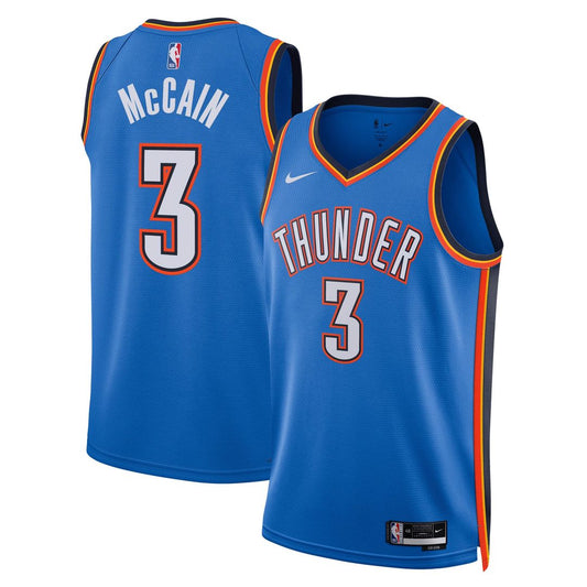 Oklahoma City Thunder Jared McCain Nike Unisex Swingman Jersey - Icon Edition - Blue Team Jersey Sports Fan Apparel