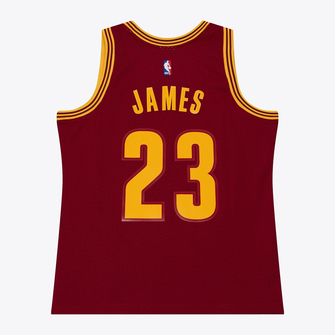 Cleveland Cavaliers LeBron James Mitchell & Ness 2015 - 16 Swingman Jersey - Wine Team Jersey Sports Fan Apparel