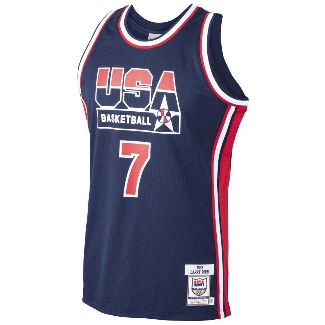Larry Bird USA Basketball Mitchell & Ness 1992 Dream Team Authentic Jersey - Navy Team Jersey Sports Fan Apparel