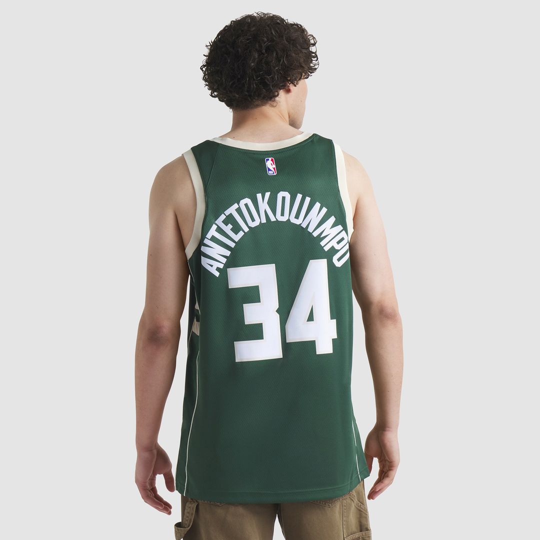 Milwaukee Bucks Giannis Antetokounmpo Nike Unisex Swingman Jersey - Association Edition - White Team Jersey Sports Fan Apparel