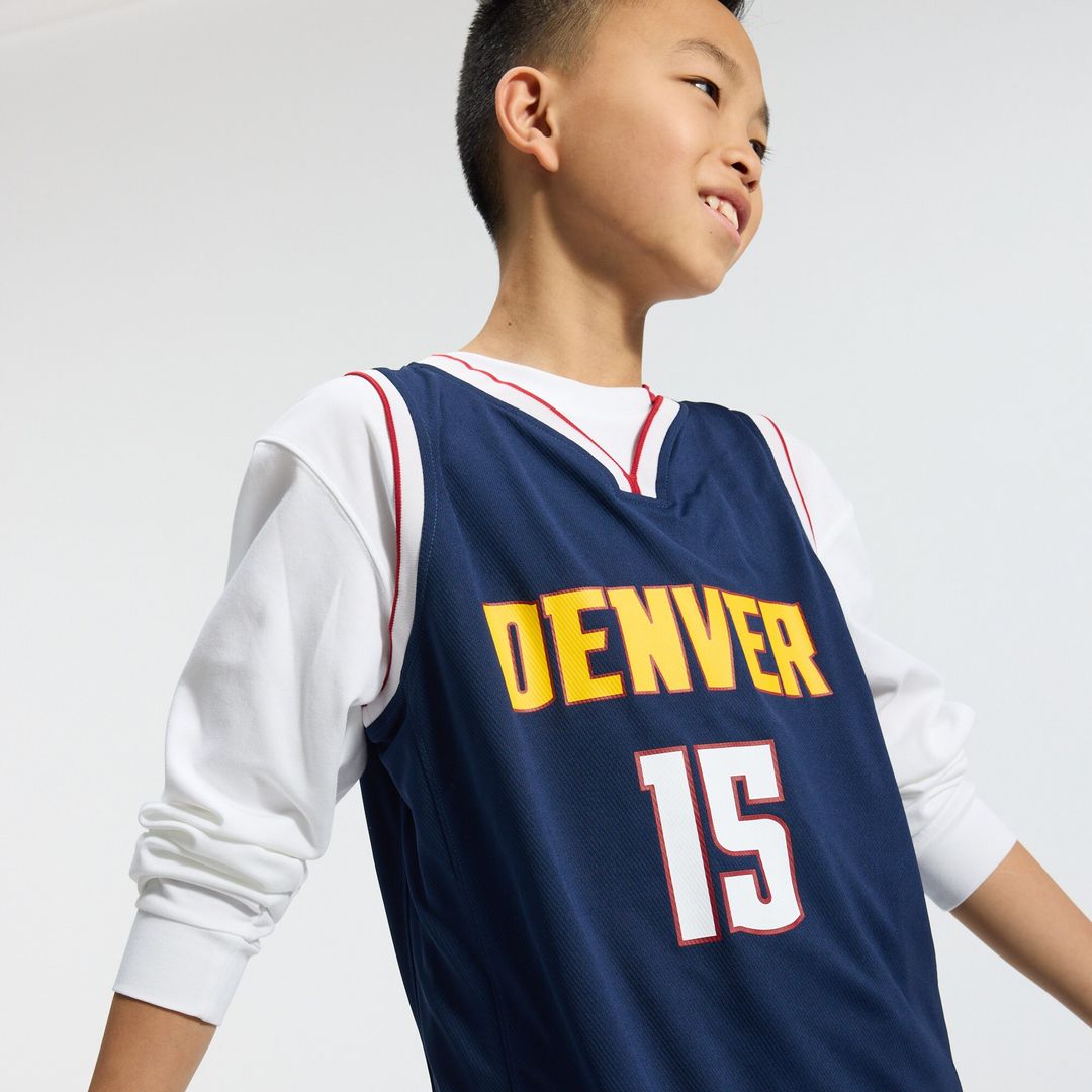 Denver Nuggets Nikola Jokic Fanatics Youth Fast Break Replica Player Jersey - Icon Edition - Navy Team Jersey Sports Fan Apparel