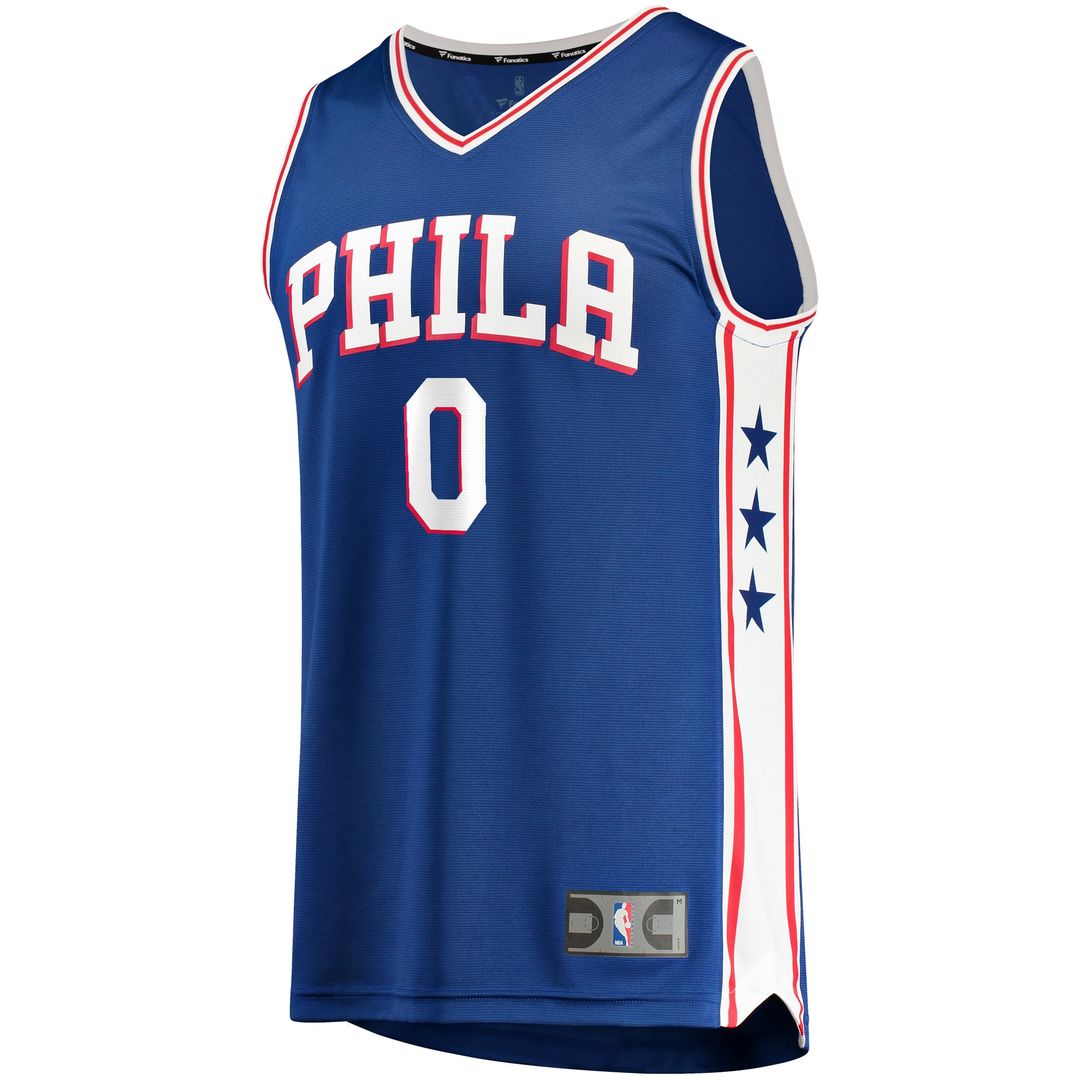 Philadelphia 76ers Tyrese Maxey Fanatics Fast Replica Jersey Royal - Icon Edition Team Jersey Sports Fan Apparel