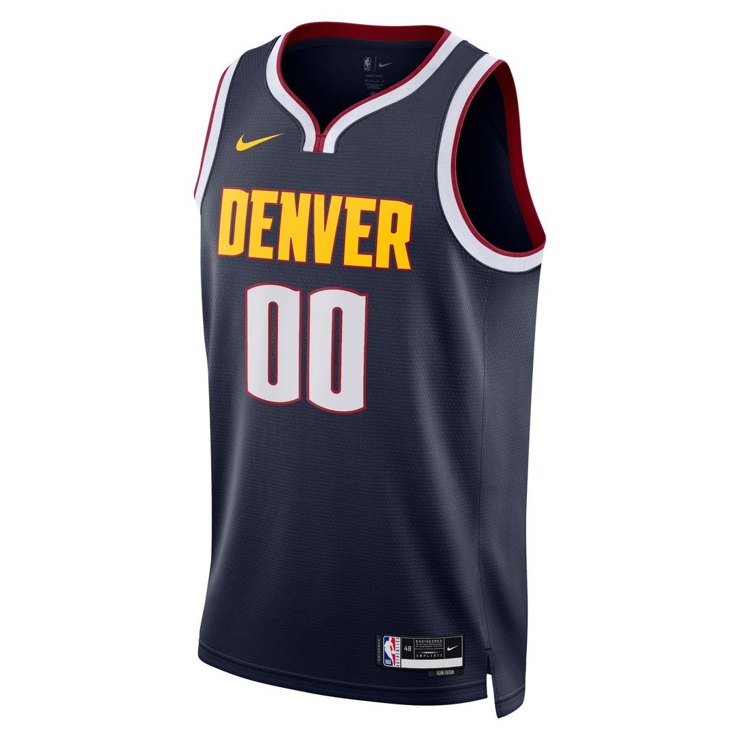 Denver Nuggets Nike Unisex Swingman Custom Jersey Navy - Icon Edition Team Jersey Sports Fan Apparel